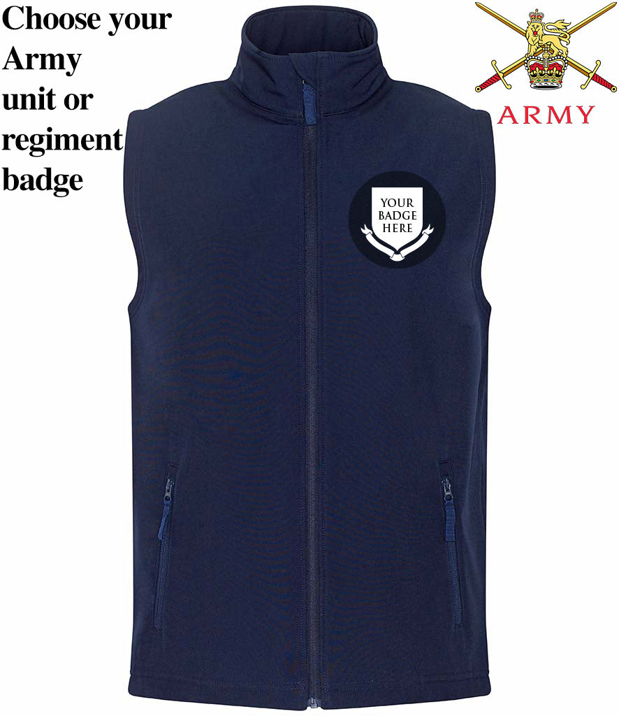 British Army Units Pro Two Layer Soft Shell Gilet