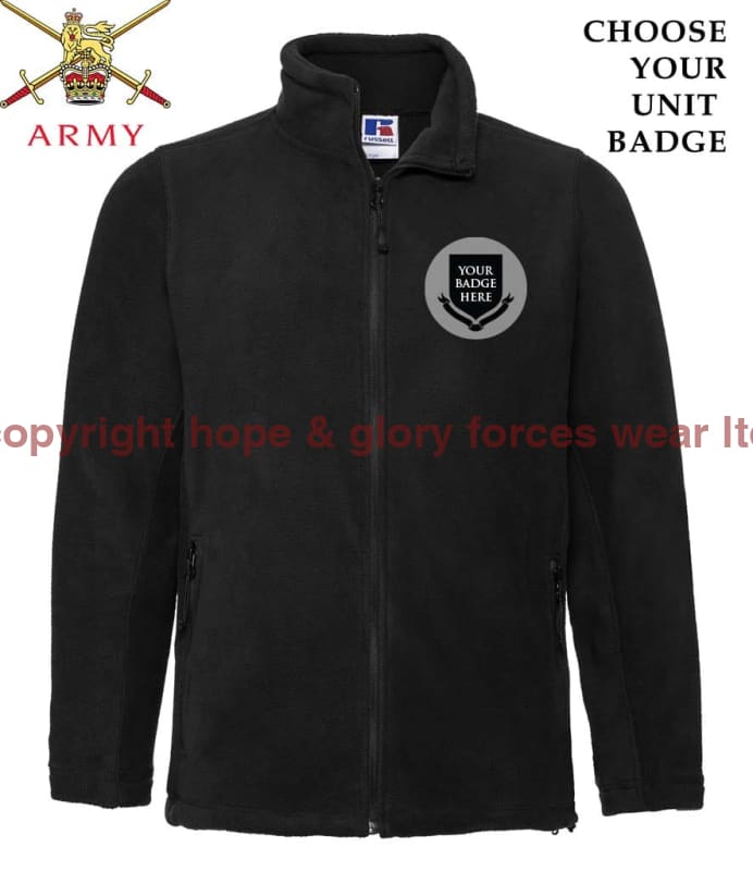 BRITISH ARMY UNITS Outdoor Fleece Jacket