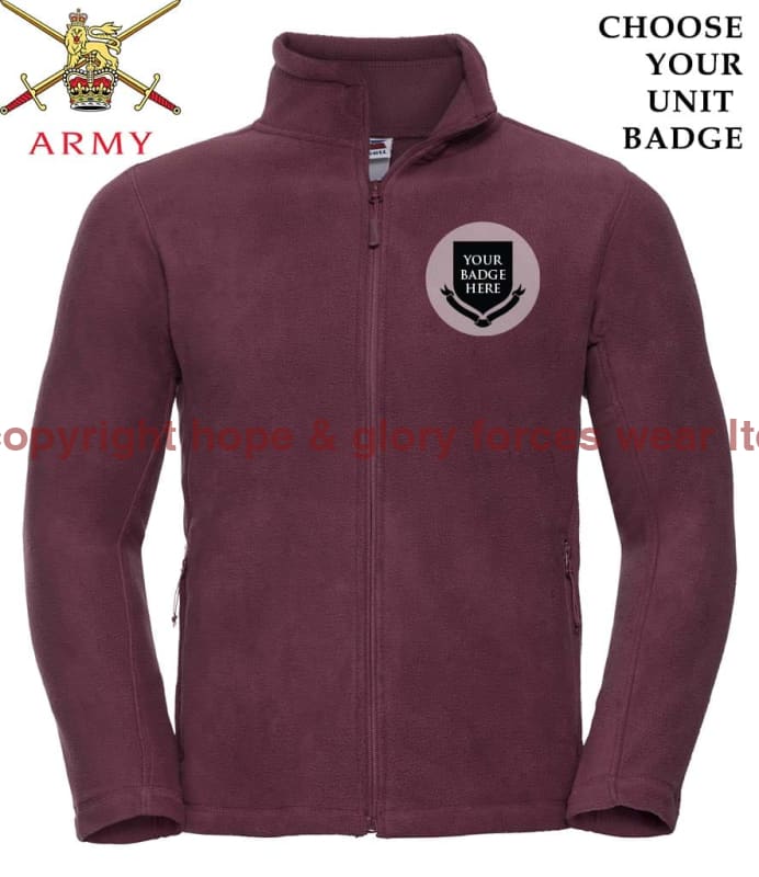 BRITISH ARMY UNITS Outdoor Fleece Jacket
