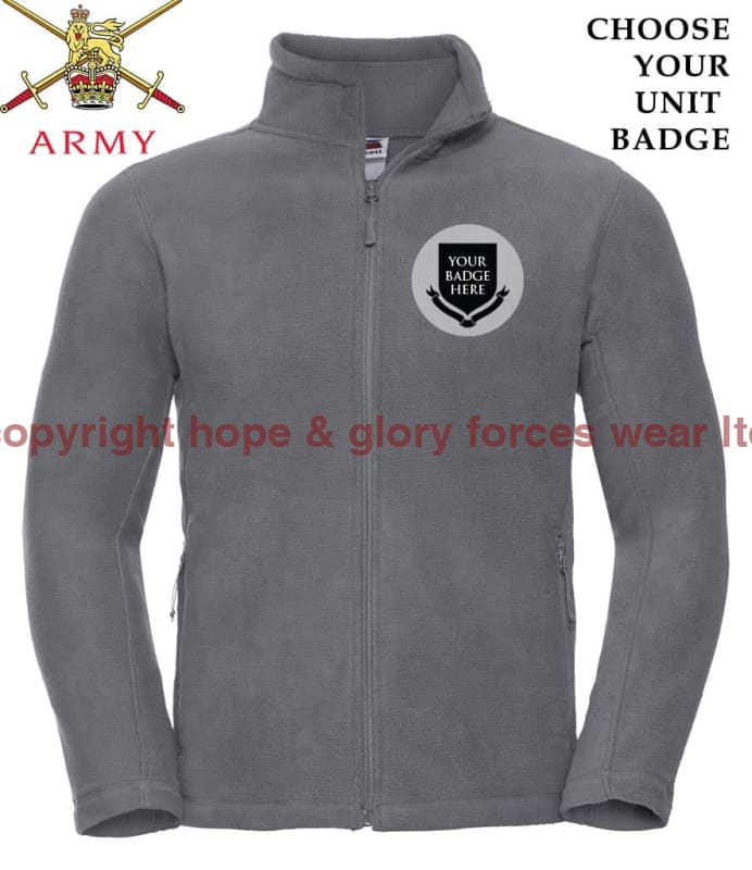 BRITISH ARMY UNITS Outdoor Fleece Jacket