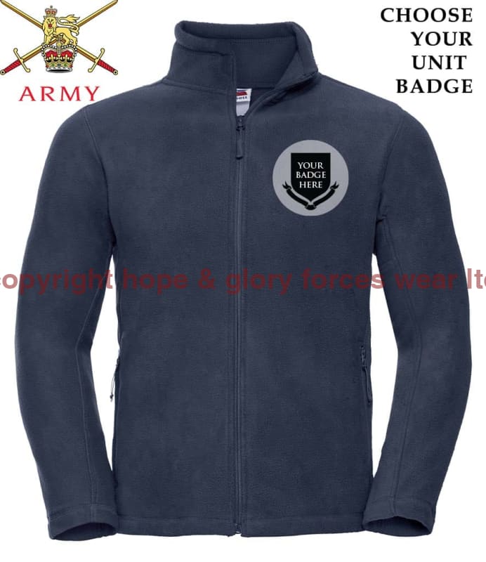 BRITISH ARMY UNITS Outdoor Fleece Jacket