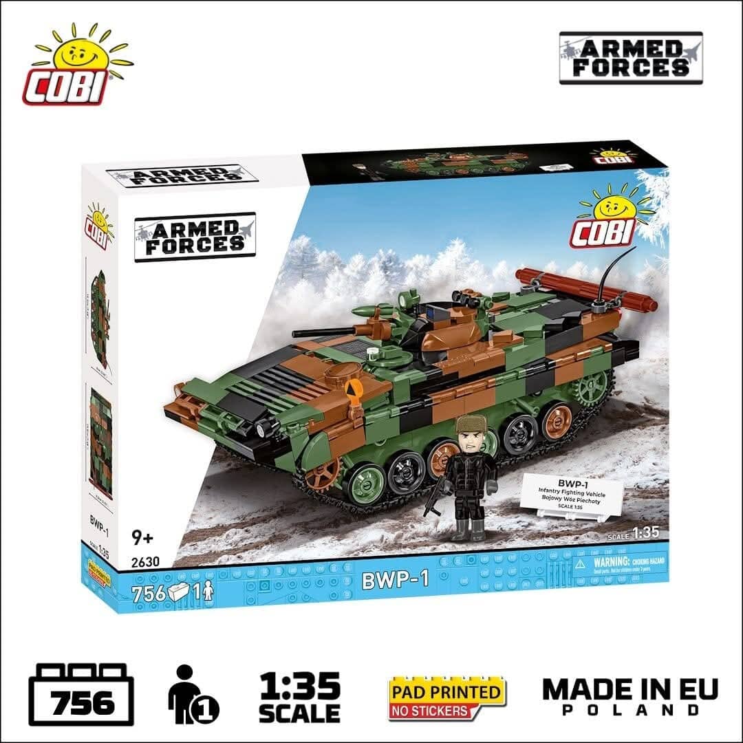 BWP-1 infantry fighting vehicle brick model - COBI 2630 - 756 bricks