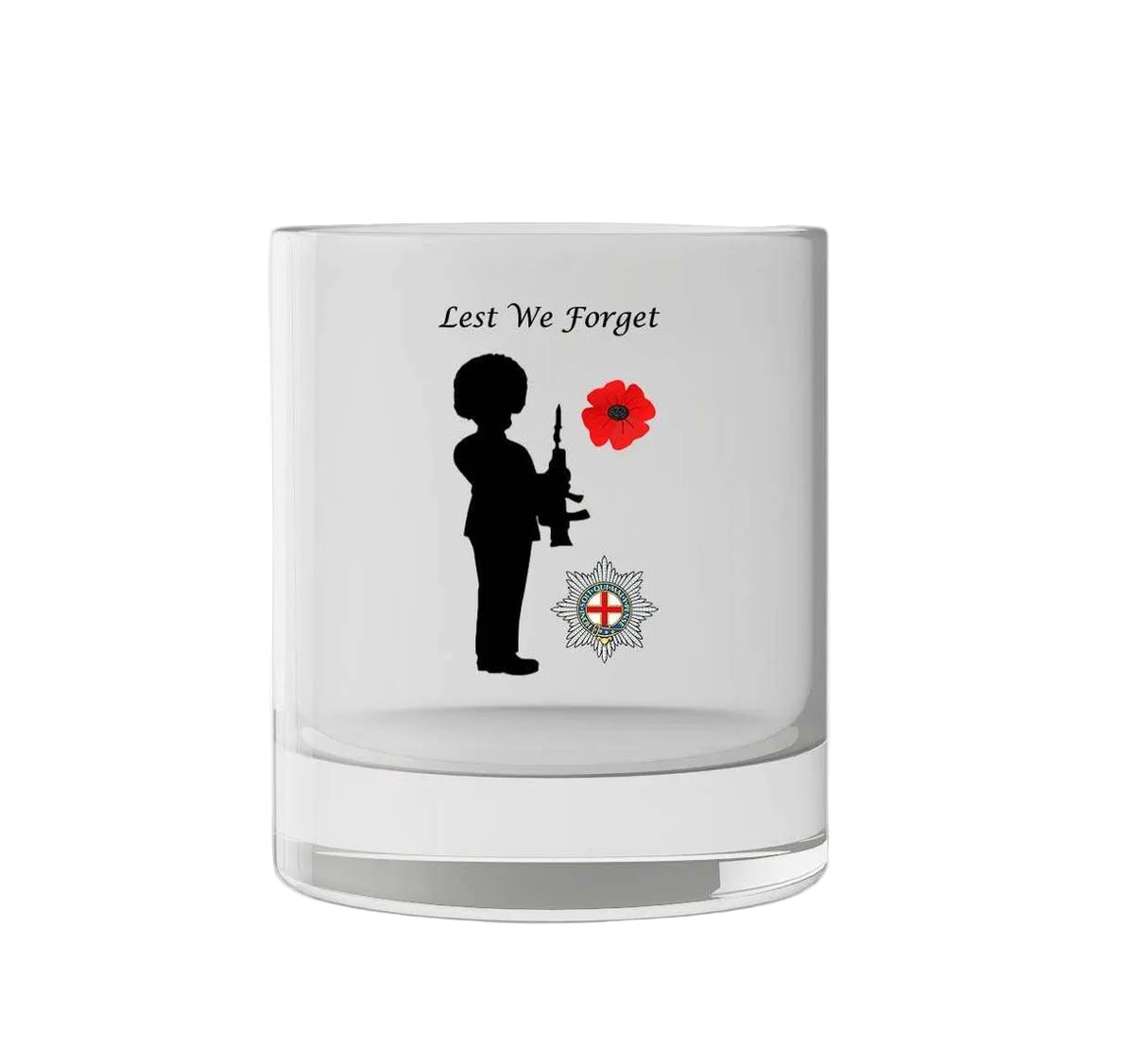 Lest We Forget - Coldstream Guards - Whiskey/Spirit Glass
