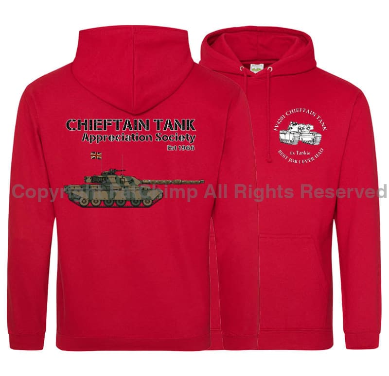 Chieftain Tank 'Best Job I Ever Had' Double Side Printed Hoodie