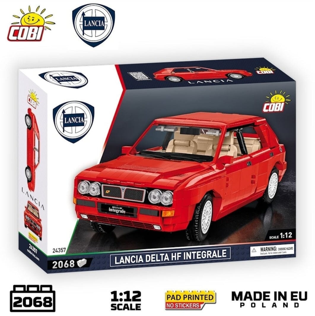 COBI Lancia Delta HF Intg. brick model car - COBI 24357 - 2068 bricks