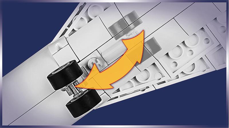 Concorde brick plane model - COBI 1917 - 455 bricks