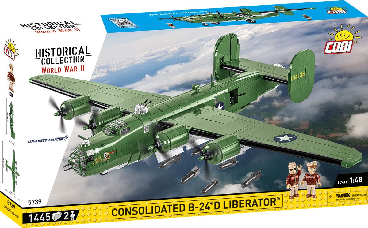 Consolidated B-24 D Liberator brick plane model - COBI 5739 - 1445 bricks