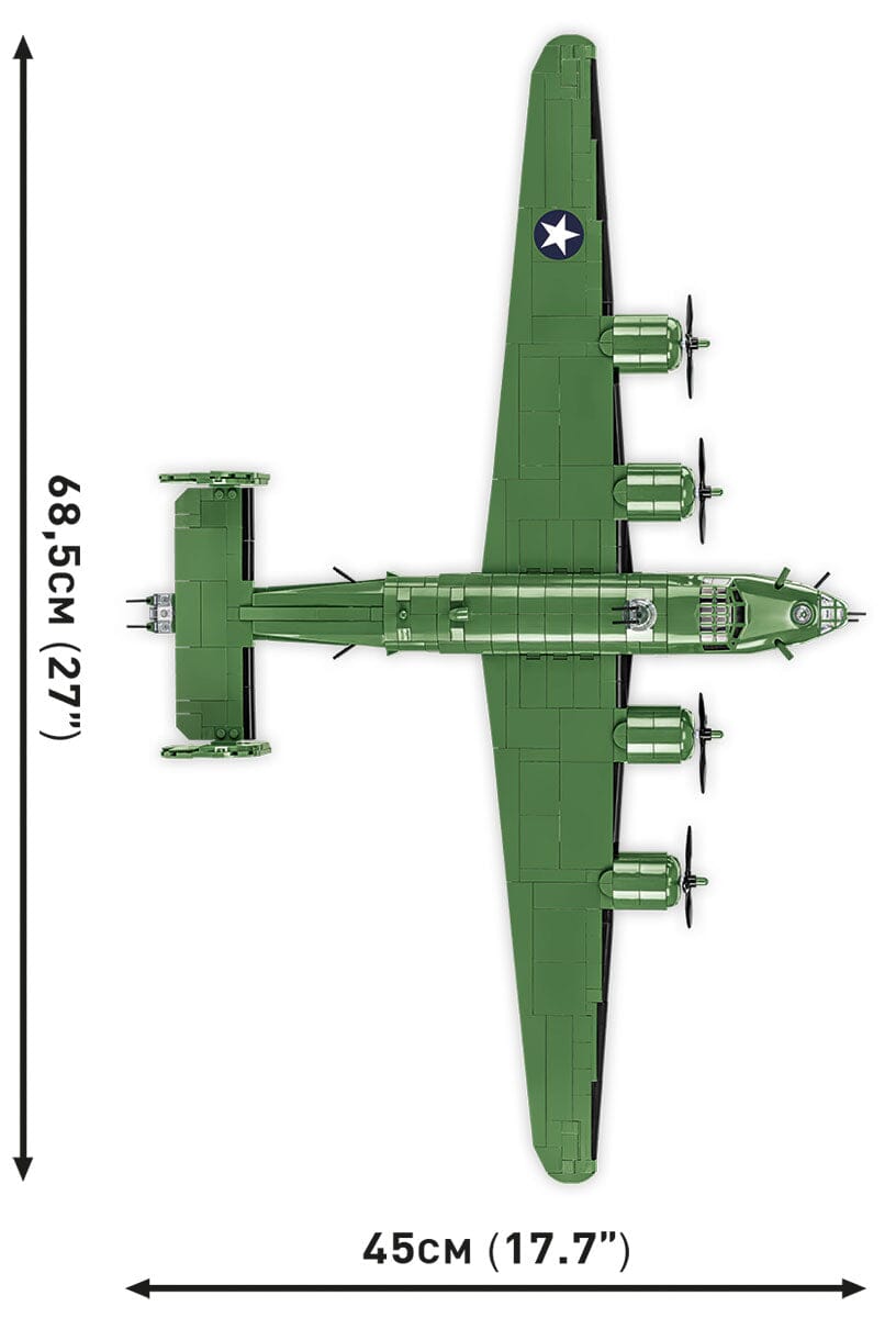 Consolidated B-24 D Liberator brick plane model - COBI 5739 - 1445 bricks