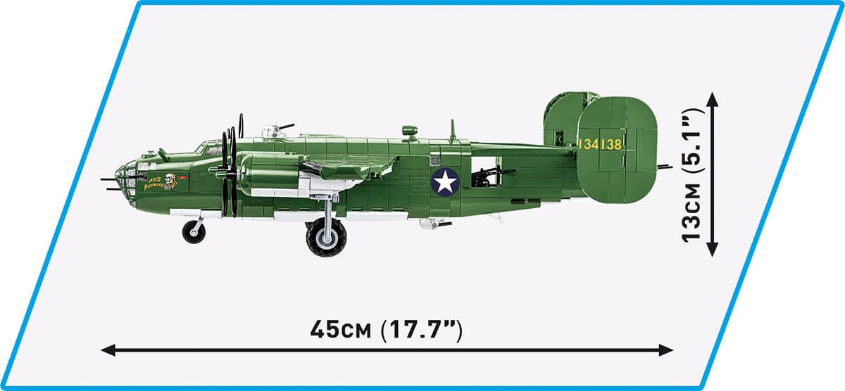 Consolidated B-24 D Liberator brick plane model - COBI 5739 - 1445 bricks