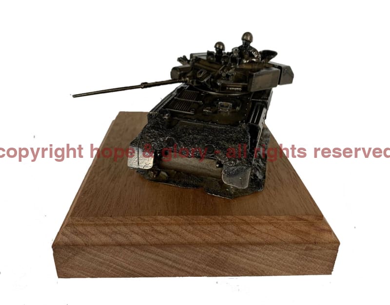 Scimitar FV107 Vehicle Cold Cast Bronze Military Statue