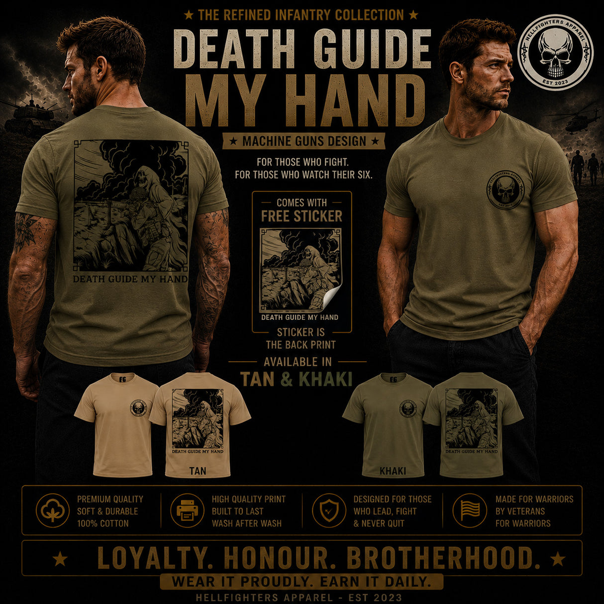 Death Guide My Hand Printed T-Shirt