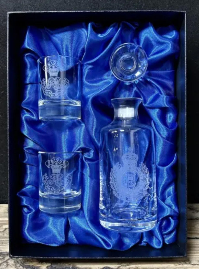 Mini Decanter and 2 Shot Glass Set