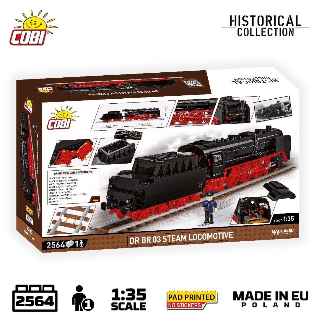 DR BR 03 Steam Locomotive brick model