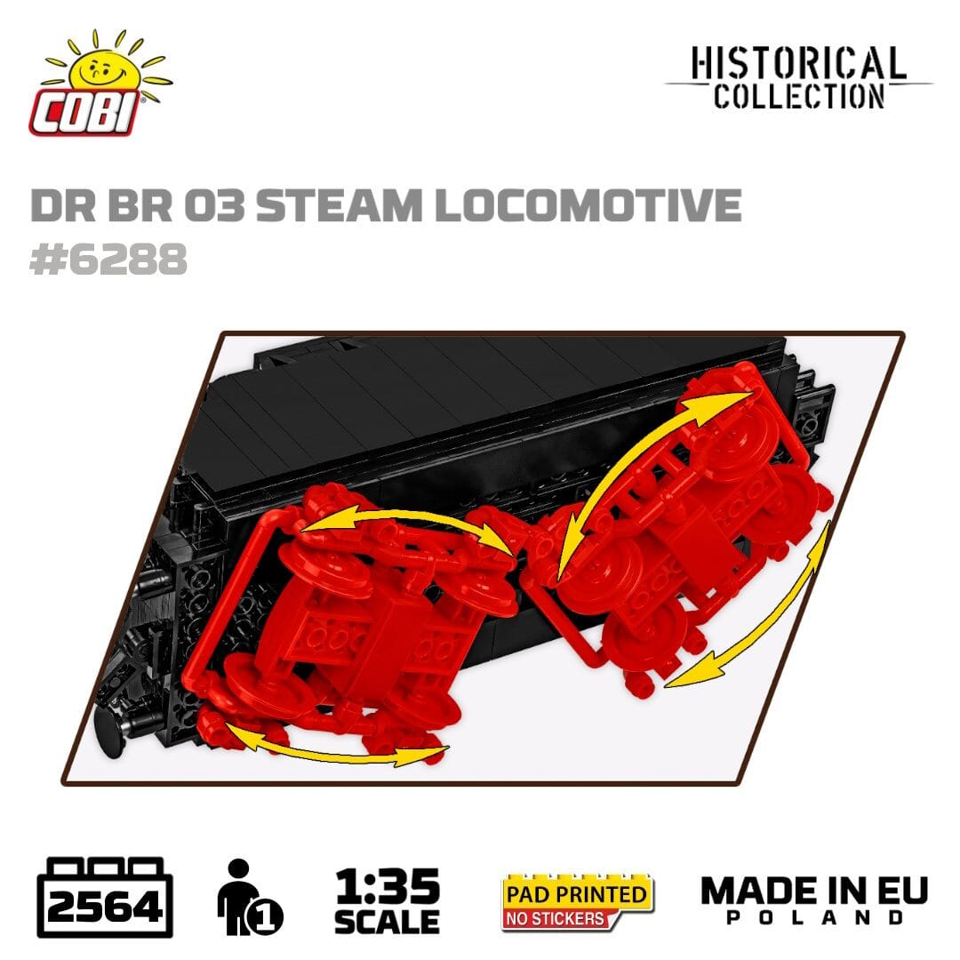 DR BR 03 Steam Locomotive brick model