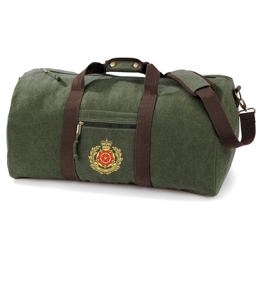 Duke of Lancaster's Regiment Vintage Canvas Holdall