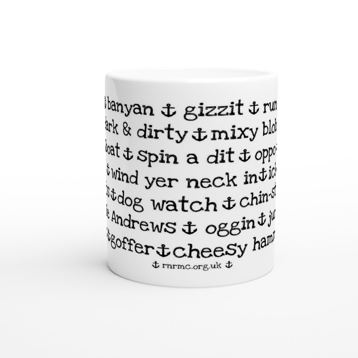 Royal Navy and Royal Marines Charity Jackspeak Mug