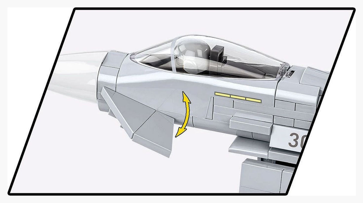 Eurofighter Typhoon (Germany) brick plane model - COBI 5848 - 644 bricks