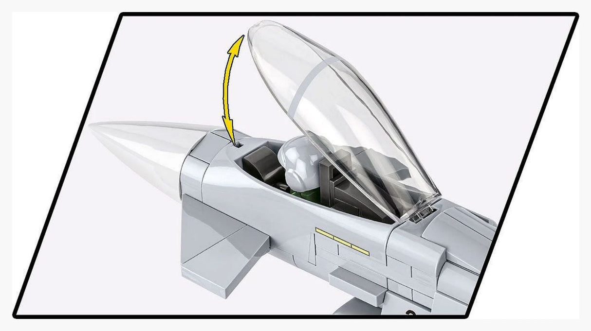 Eurofighter Typhoon (Germany) brick plane model - COBI 5848 - 644 bricks