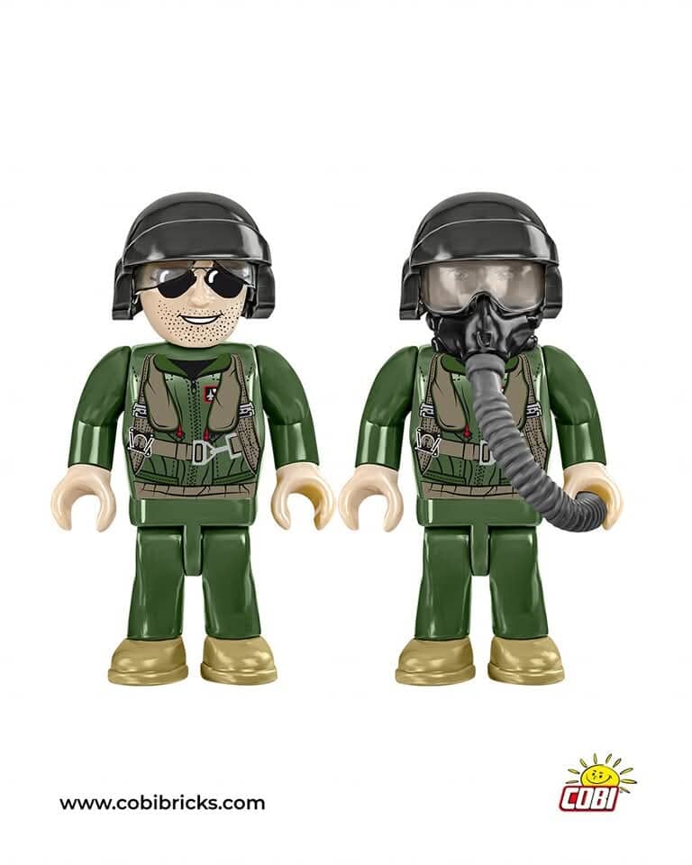 F-15EX Eagle II plane brick model - COBI 5900- 739 bricks