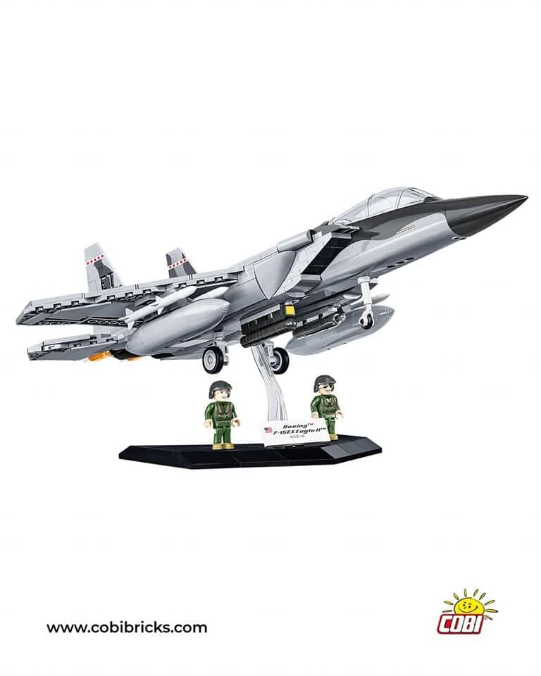 F-15EX Eagle II plane brick model - COBI 5900- 739 bricks