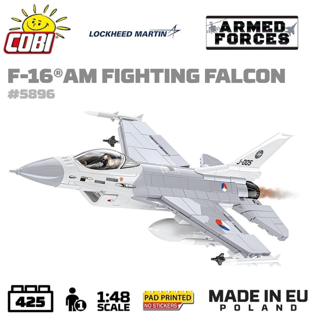 F-16 AM Fighting Falcon plane brick model