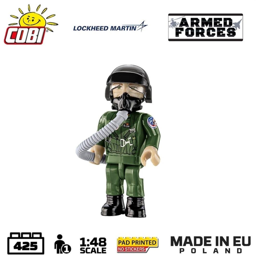 F-16 AM Fighting Falcon plane brick model