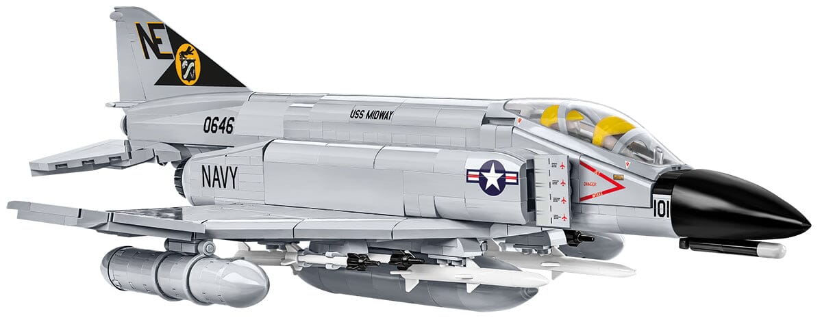 F-4 Phantom II brick plane model - COBI 5897 - 703 bricks