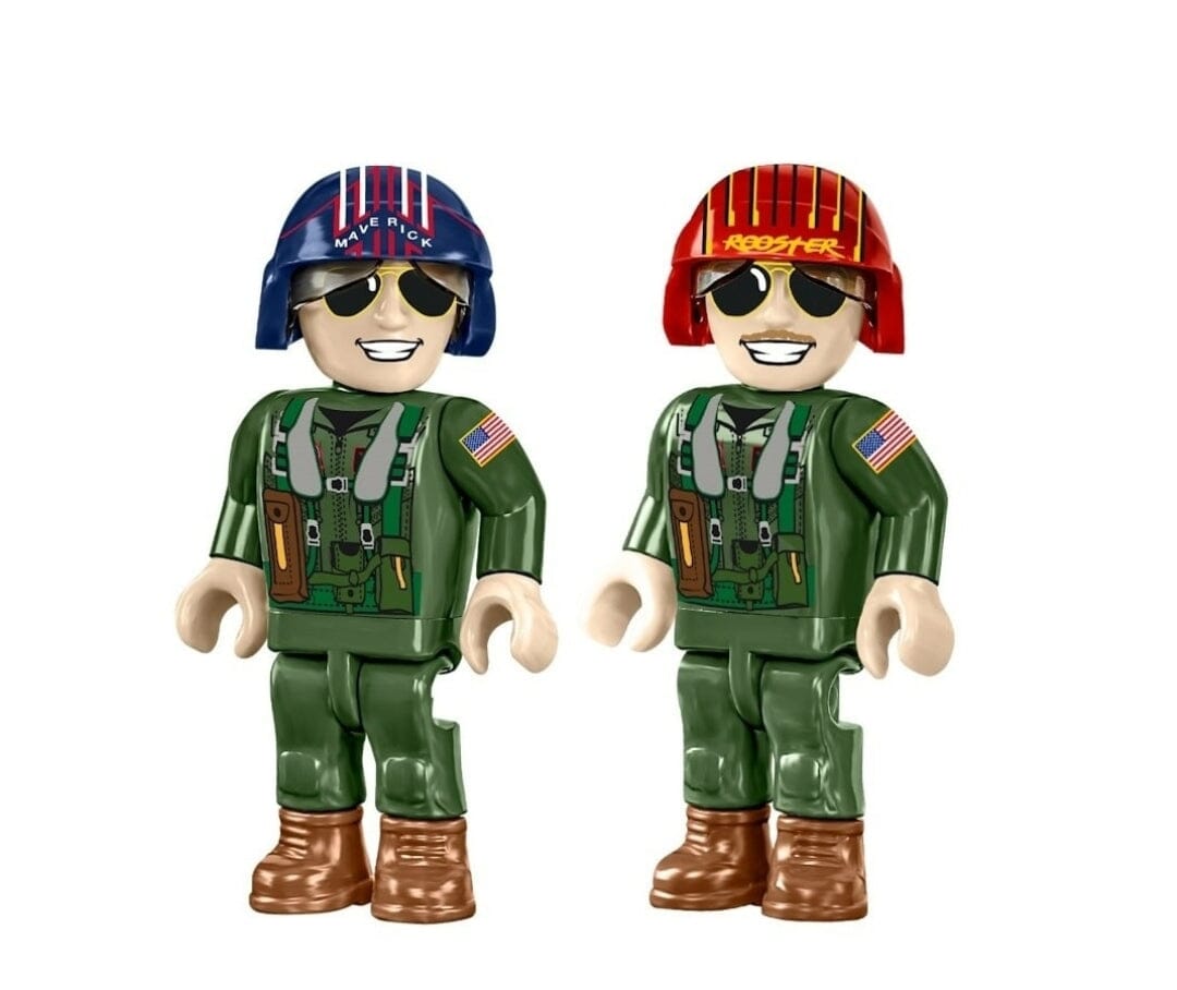 F14 Tomcat Top Gun brick plane model - COBI 5920 - 825 bricks