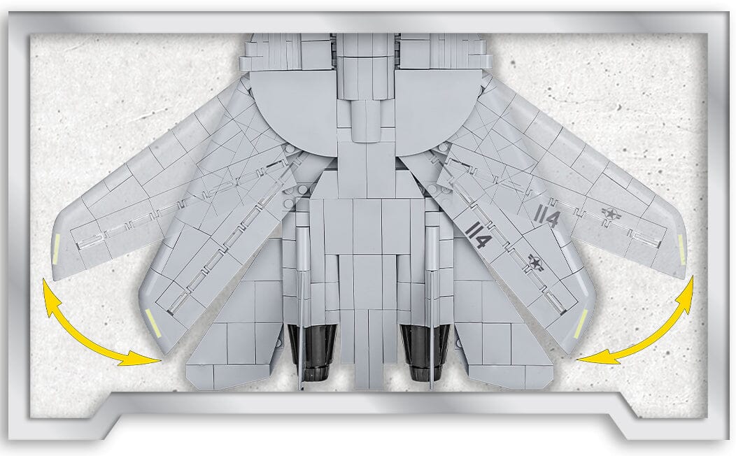 F14 Tomcat Top Gun brick plane model