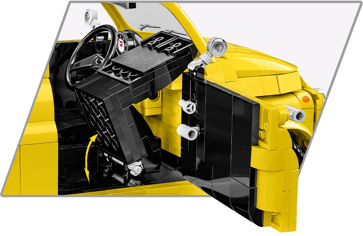 Fiat Abarth 595 brick model car