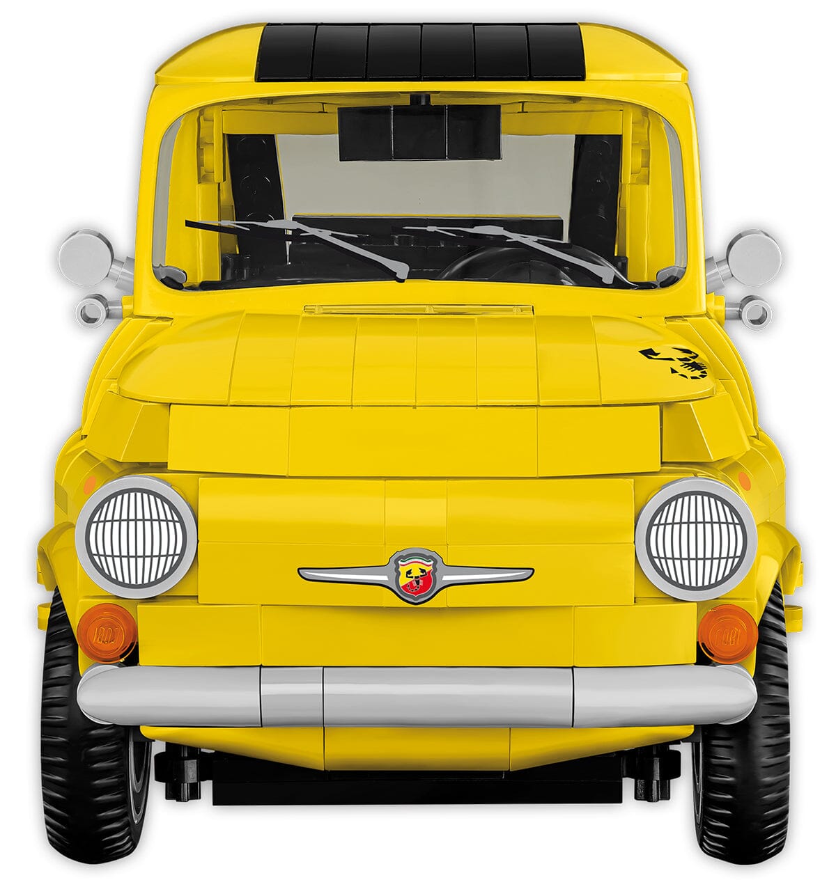 Fiat Abarth 595 brick model car