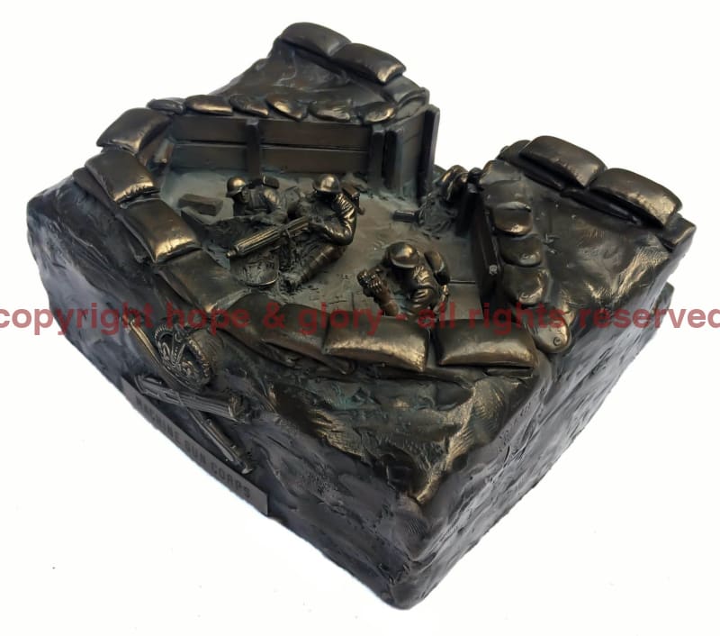 Military Statue - First World War Machine Gun Corps Cold Cast Bronze Military Statue Sculpture