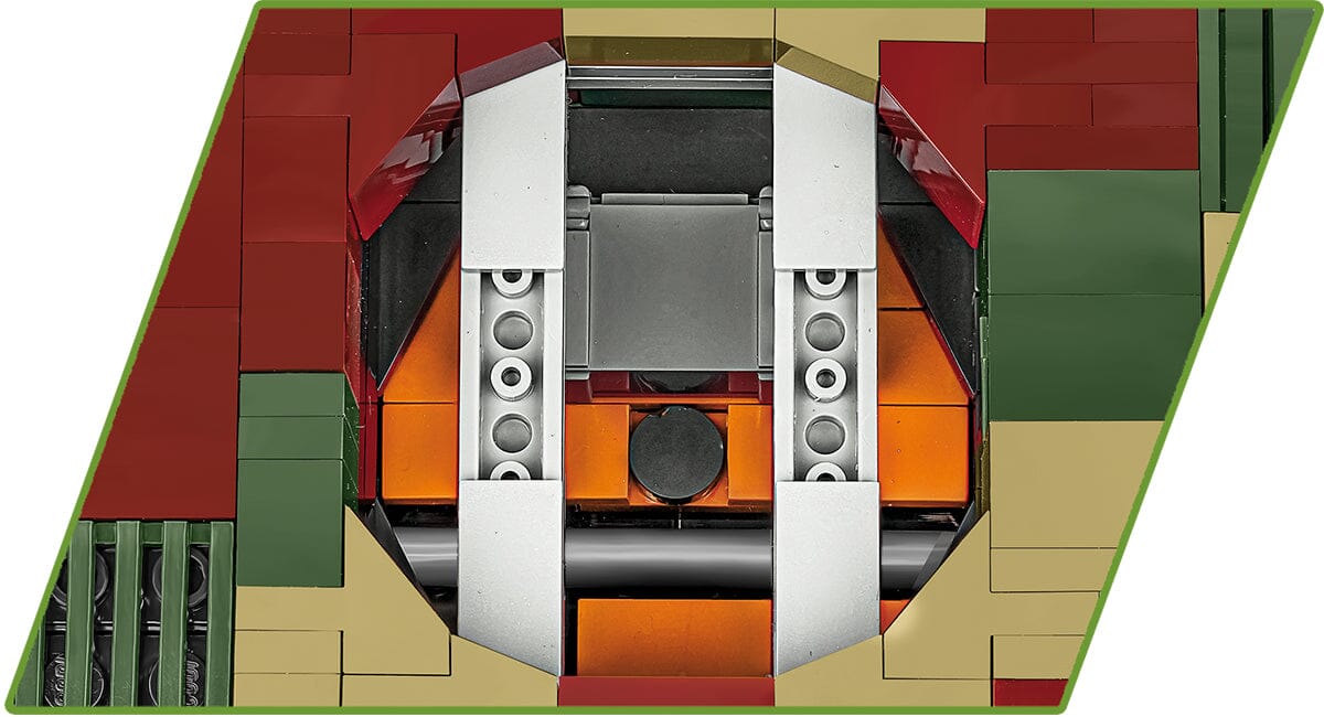 Flakpanzer IV Wirbelwind brick anti-aircraft gun model