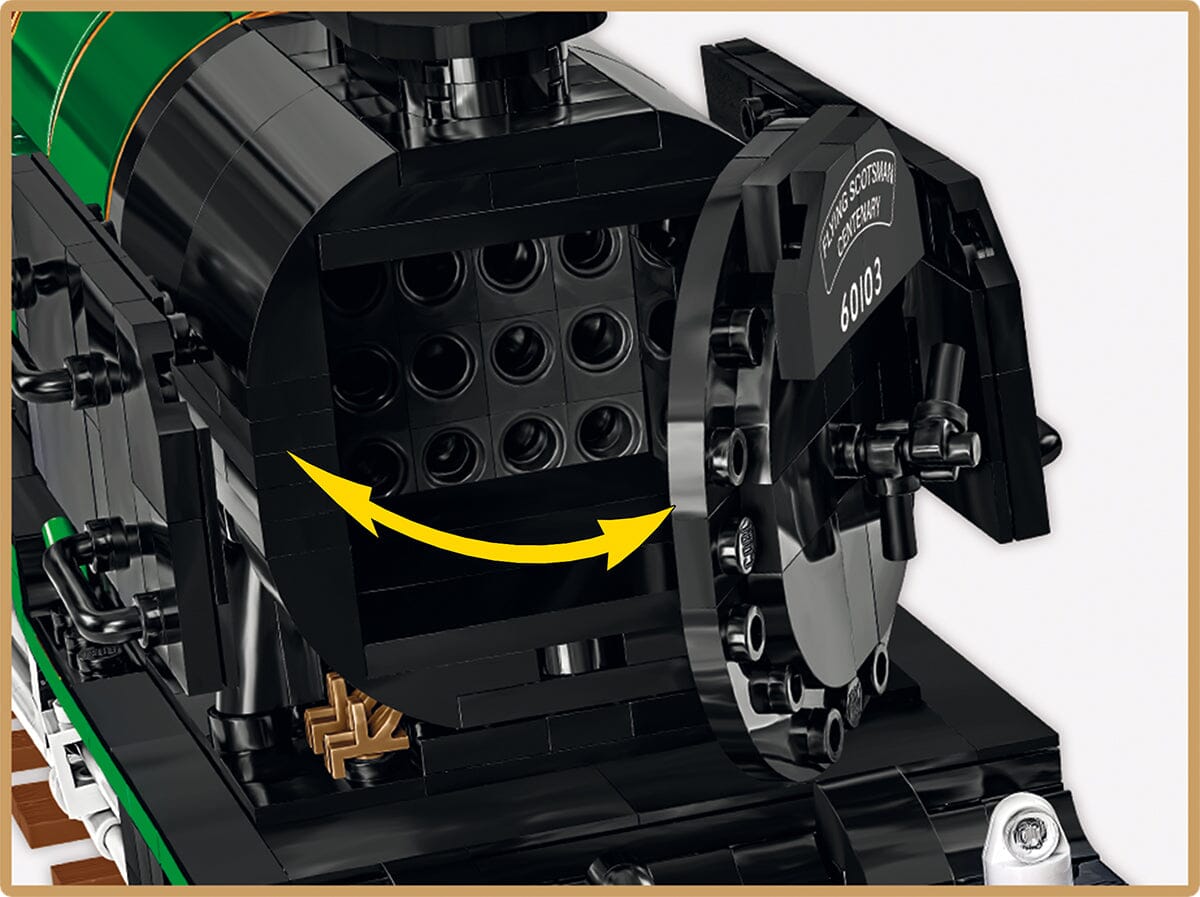 Flying Scotsman locomotive train brick model