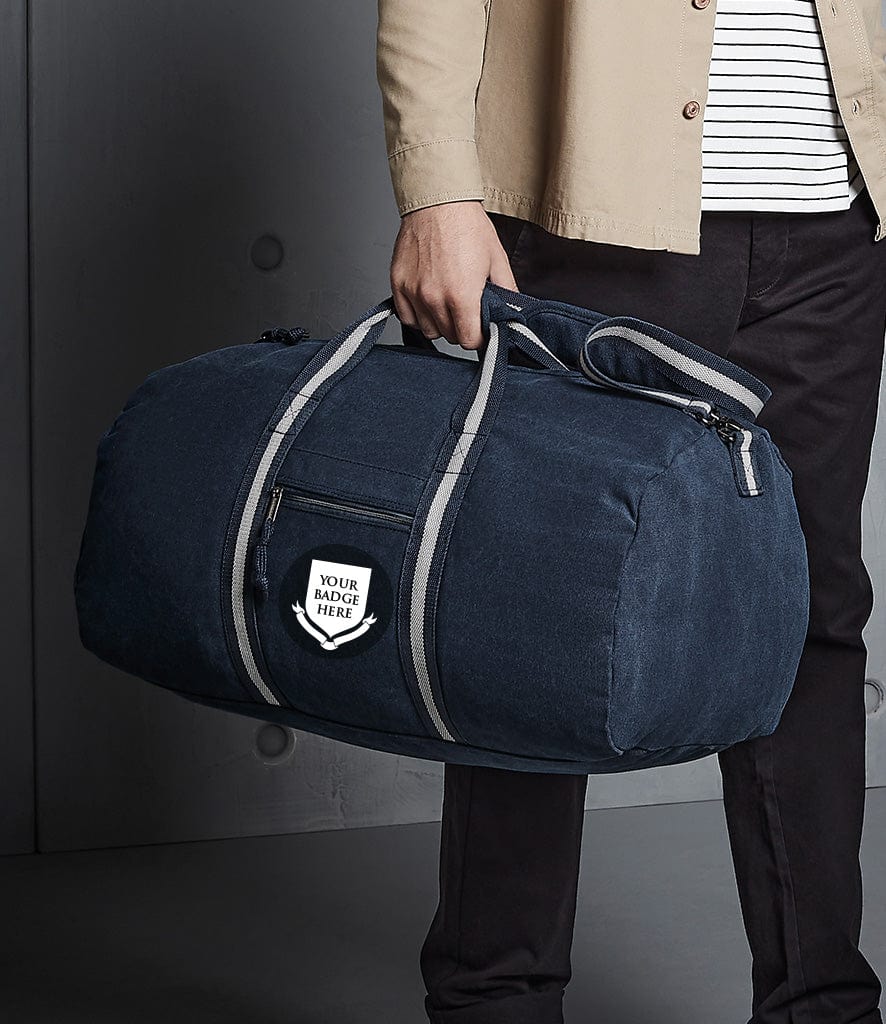 British Units Vintage Canvas Holdalls