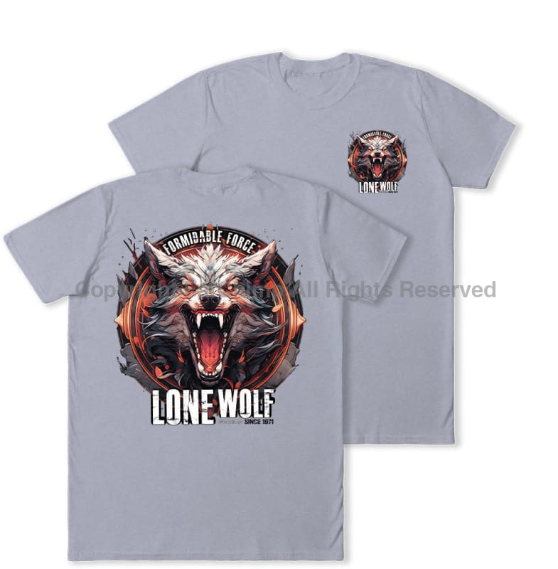 Formidable Force 'Lone Wolf' Double Printed T-Shirt