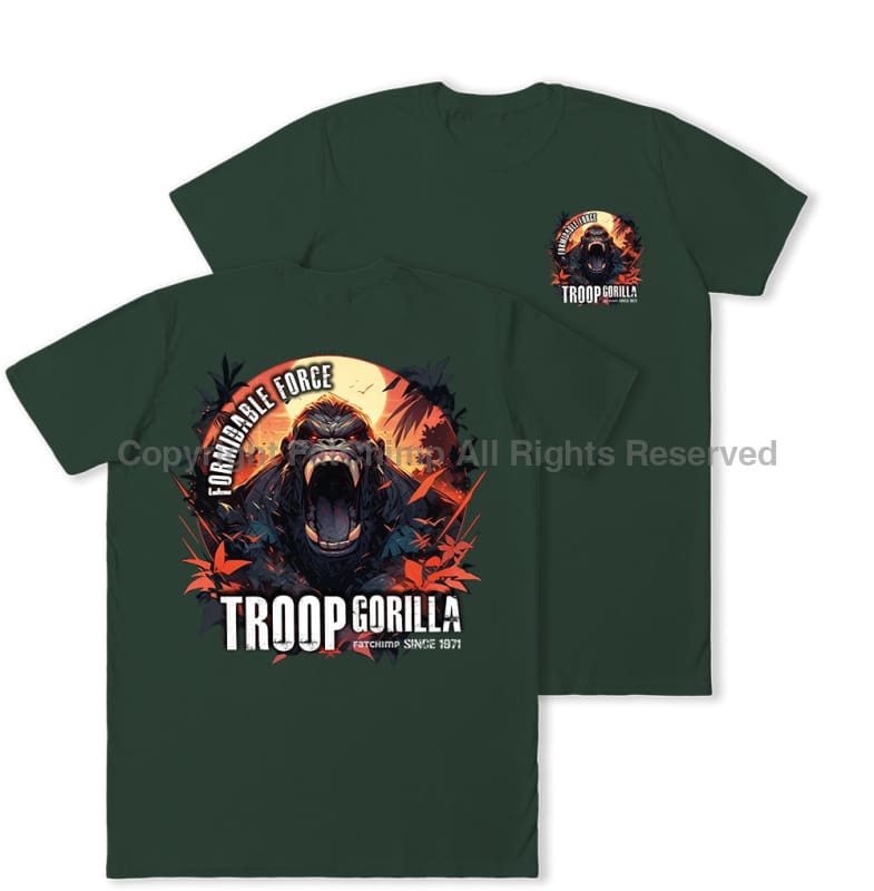 Formidable Force 'Troop Gorilla' Double Printed T-Shirt