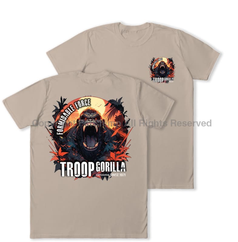 Formidable Force 'Troop Gorilla' Double Printed T-Shirt