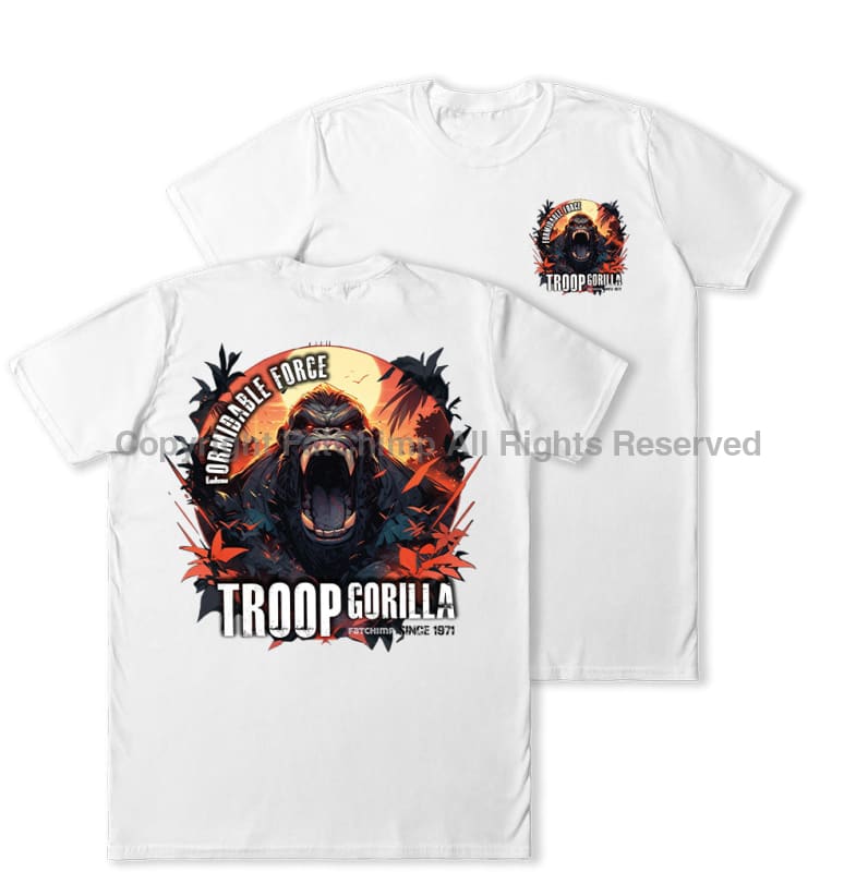 Formidable Force 'Troop Gorilla' Double Printed T-Shirt