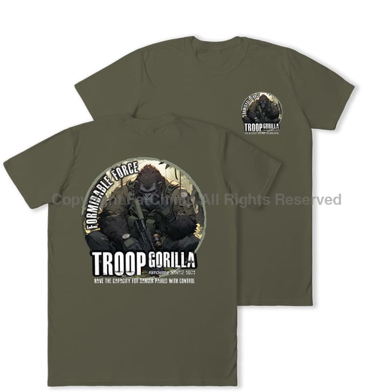 Formidable Force 'Troop Gorilla QRF' Double Printed T-Shirt