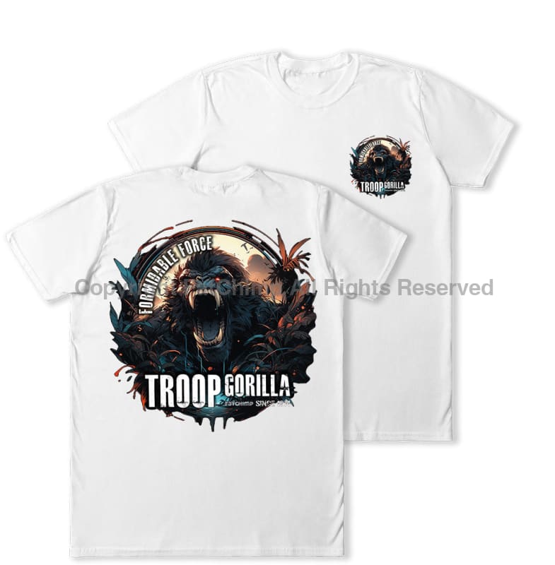 Formidable Force 'Troop Gorilla Special Ops' Double Printed T-Shirt