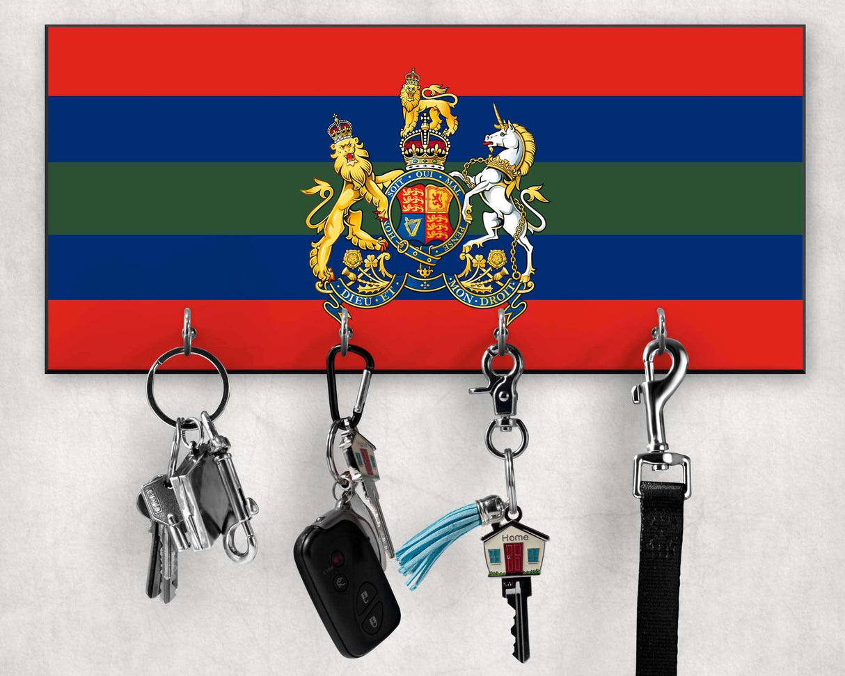 General Service Corps - Wooden Key/Beret Hook (New King's Crown)