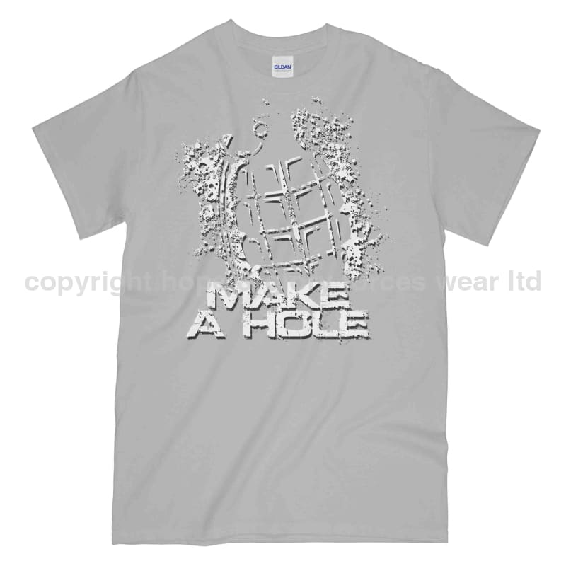 Grenade Make A Hole Military Printed T-Shirt