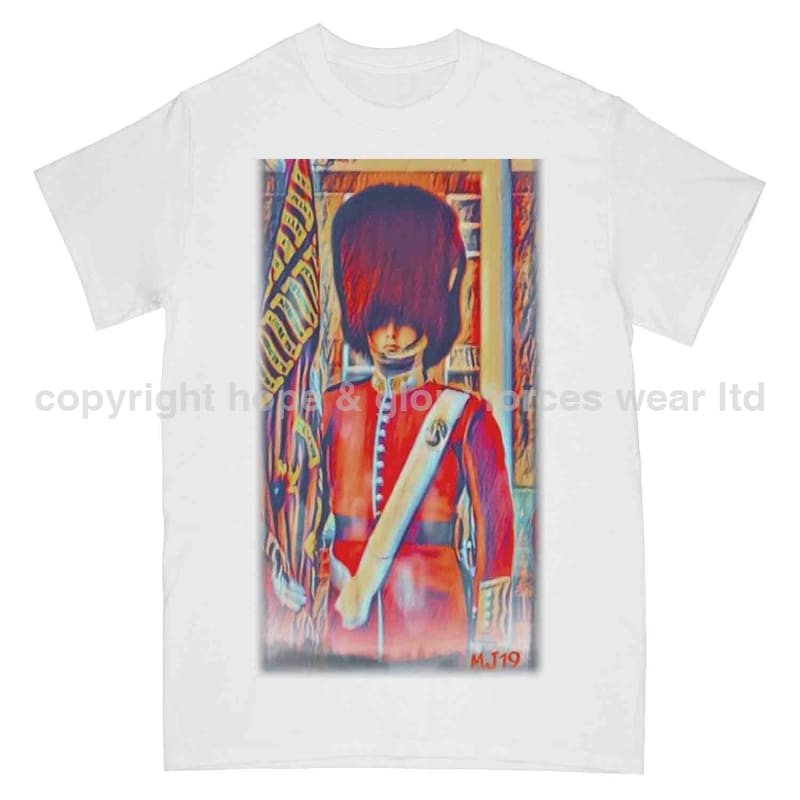 Grenadier Guards Ceremonial Military Art Printed T-Shirt