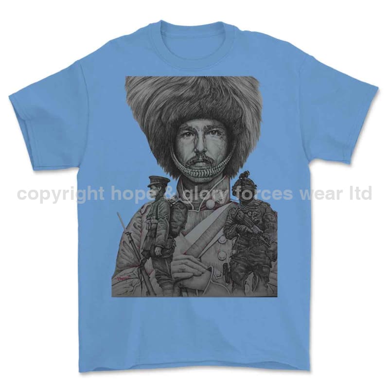 Grenadier Guards Through The Ages Art Printed T-Shirt