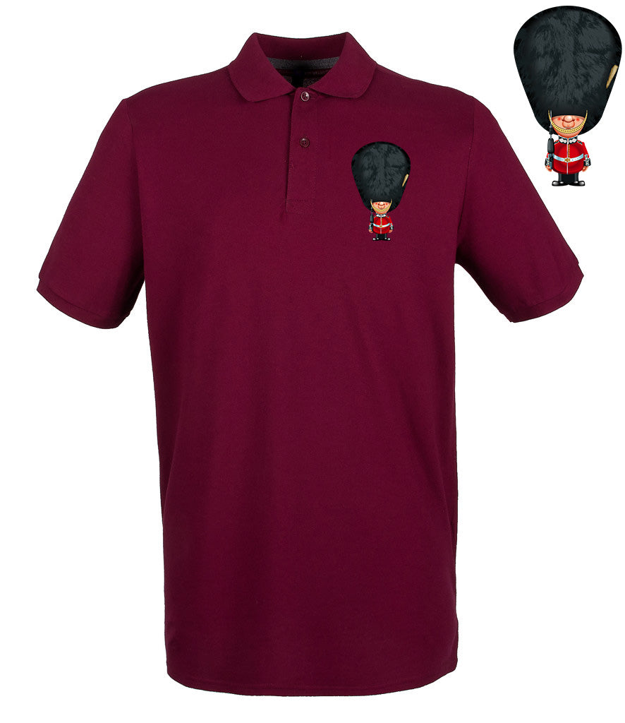Grenadier Guards On Parade Embroidered Pique Polo Shirt