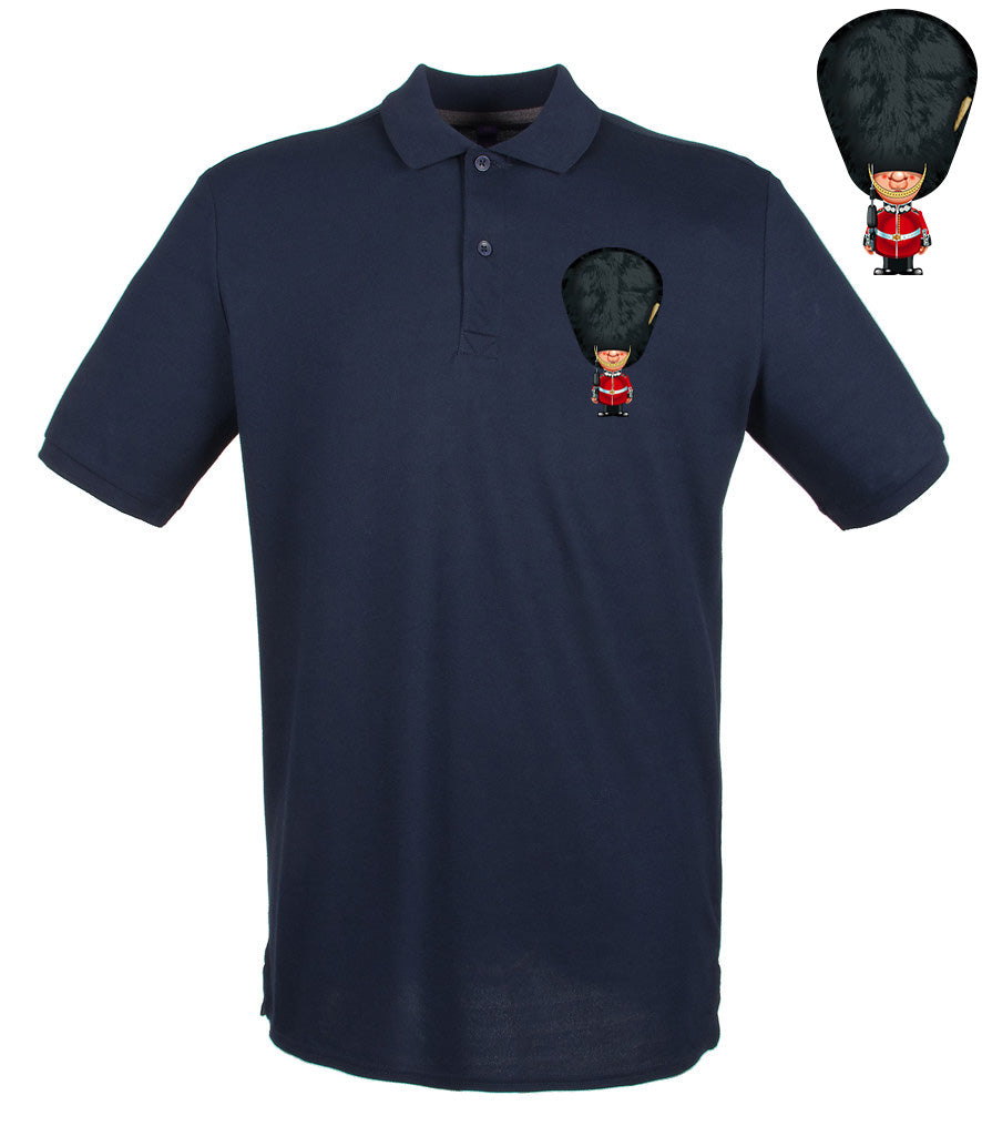 Grenadier Guards On Parade Embroidered Pique Polo Shirt