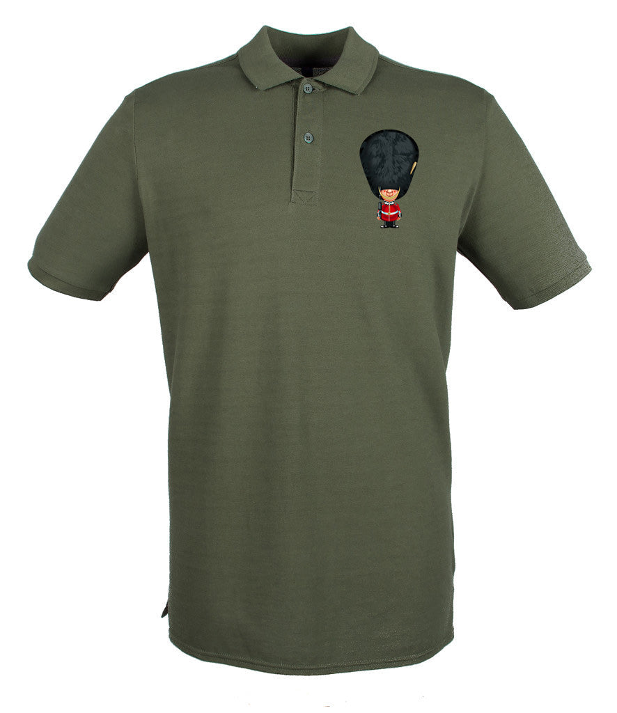 Grenadier Guards On Parade Embroidered Pique Polo Shirt