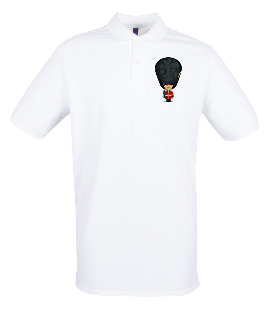 Grenadier Guards On Parade Embroidered Pique Polo Shirt