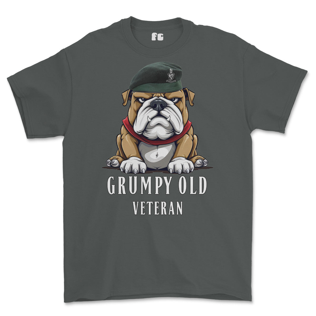 Grumpy Old Queens Royal Hussars Veteran Printed T-Shirt